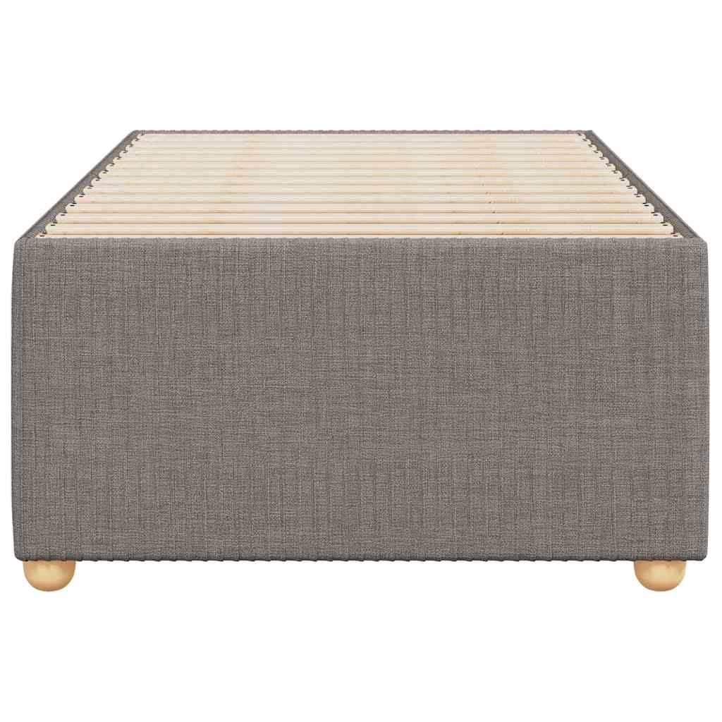 Bedframe zonder matras 90x200 cm stof taupe is nu te koop bij PeponiXL, paradijselijk wonen!