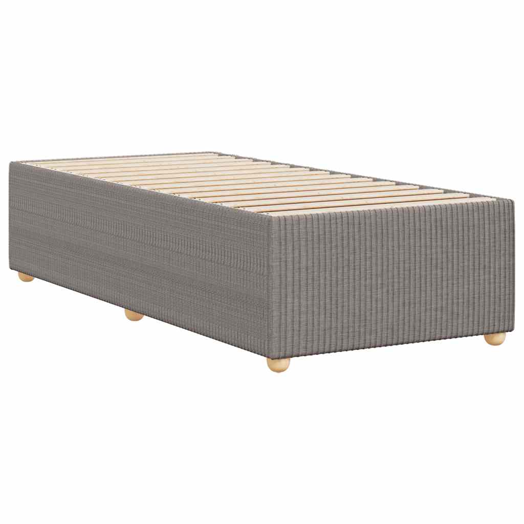 Bedframe zonder matras 90x200 cm stof taupe is nu te koop bij PeponiXL, paradijselijk wonen!