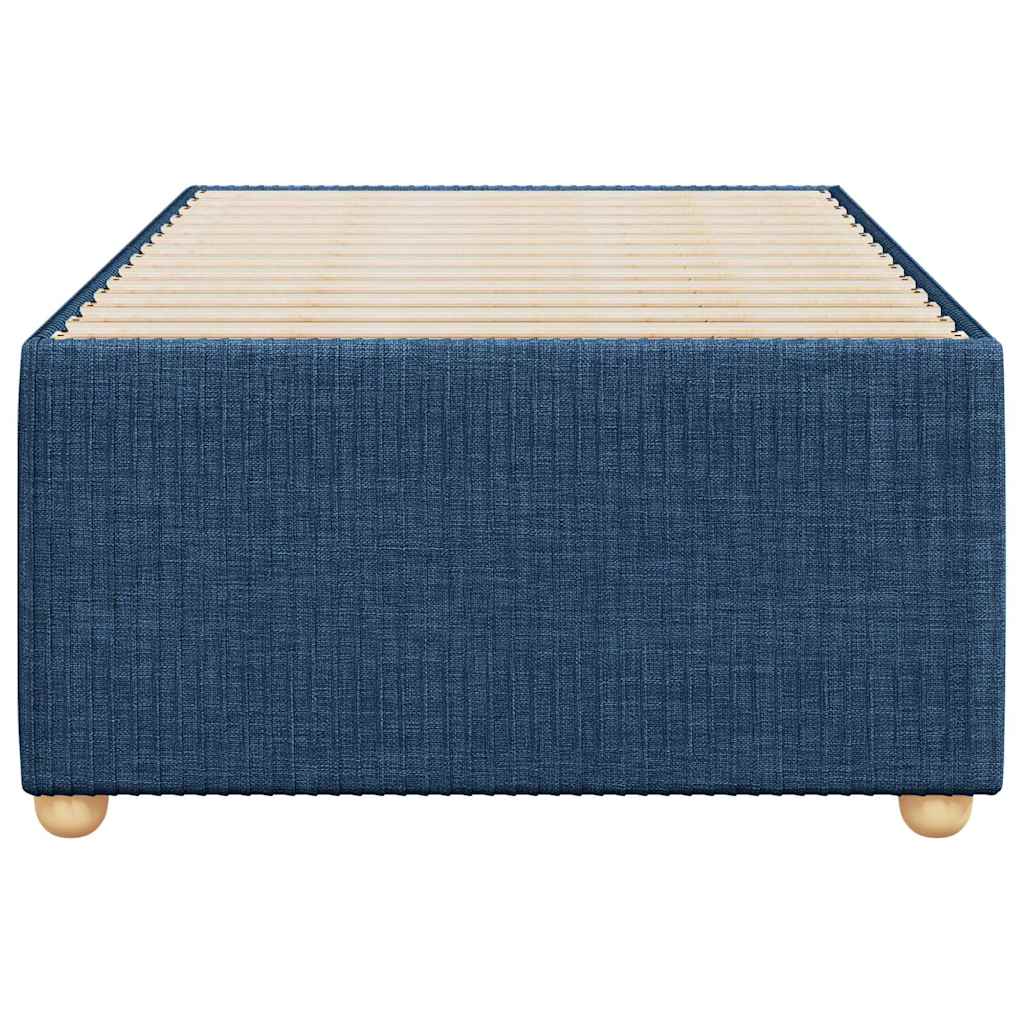 Bedframe zonder matras 100x200 cm stof blauw is nu te koop bij PeponiXL, paradijselijk wonen!