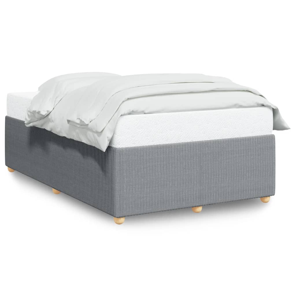 Bedframe zonder matras 120x190 cm stof lichtgrijs is nu te koop bij PeponiXL, paradijselijk wonen!