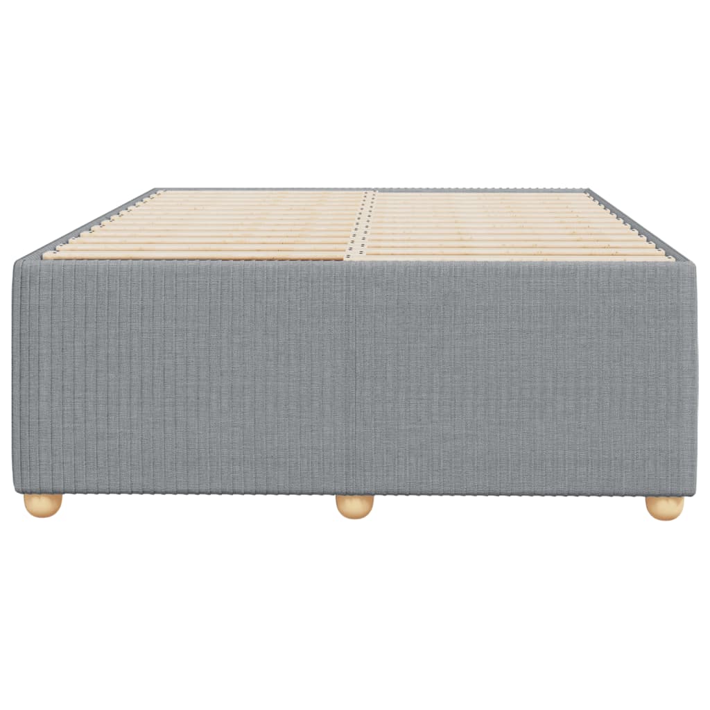 Bedframe zonder matras 120x190 cm stof lichtgrijs is nu te koop bij PeponiXL, paradijselijk wonen!