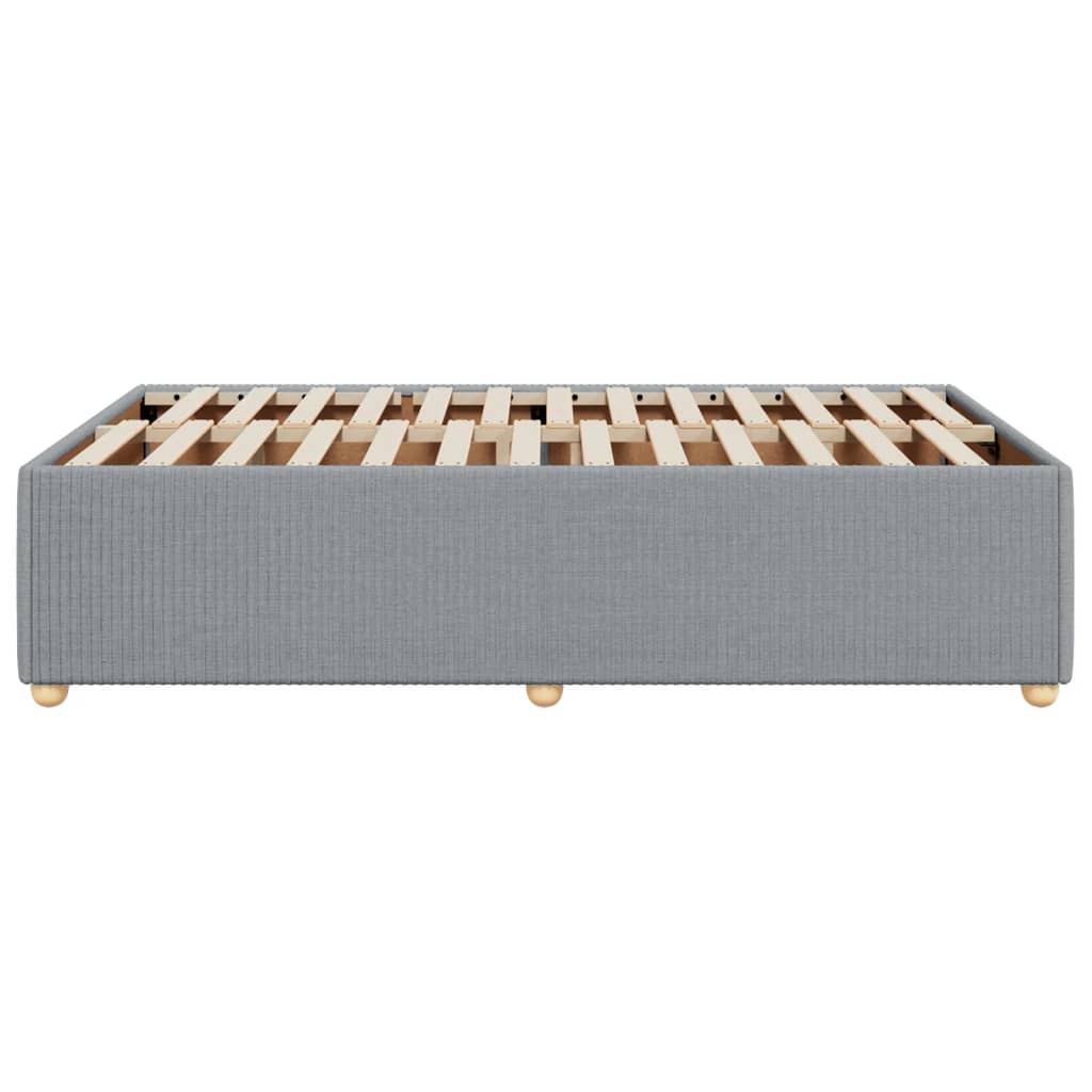 Bedframe zonder matras 120x190 cm stof lichtgrijs is nu te koop bij PeponiXL, paradijselijk wonen!