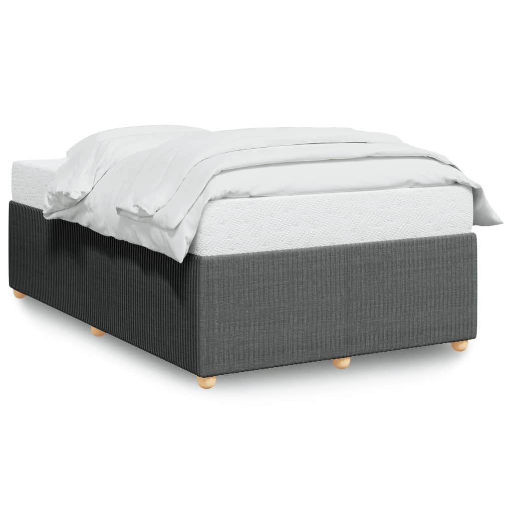Bedframe zonder matras 120x190 cm stof donkergrijs is nu te koop bij PeponiXL, paradijselijk wonen!