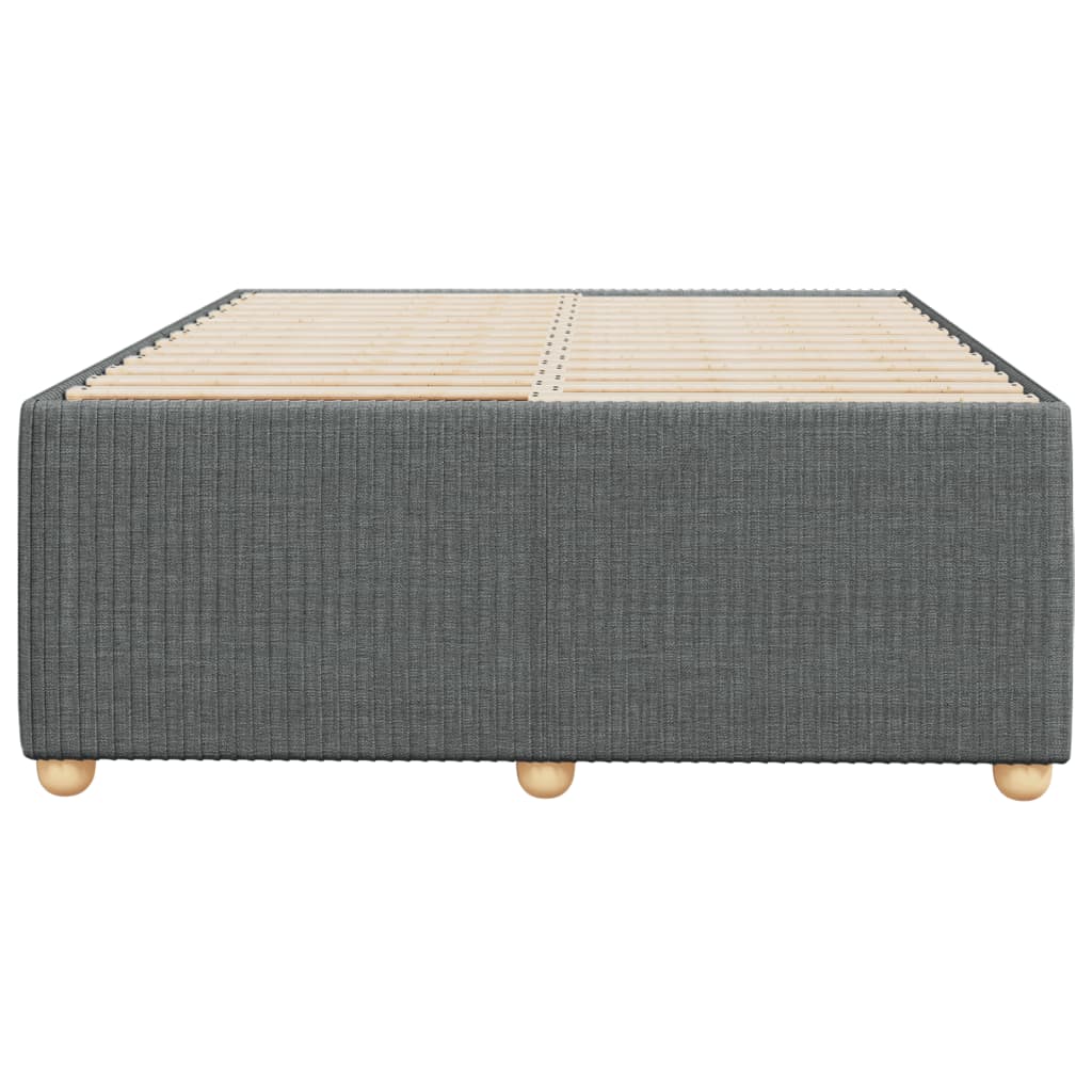 Bedframe zonder matras 120x190 cm stof donkergrijs is nu te koop bij PeponiXL, paradijselijk wonen!