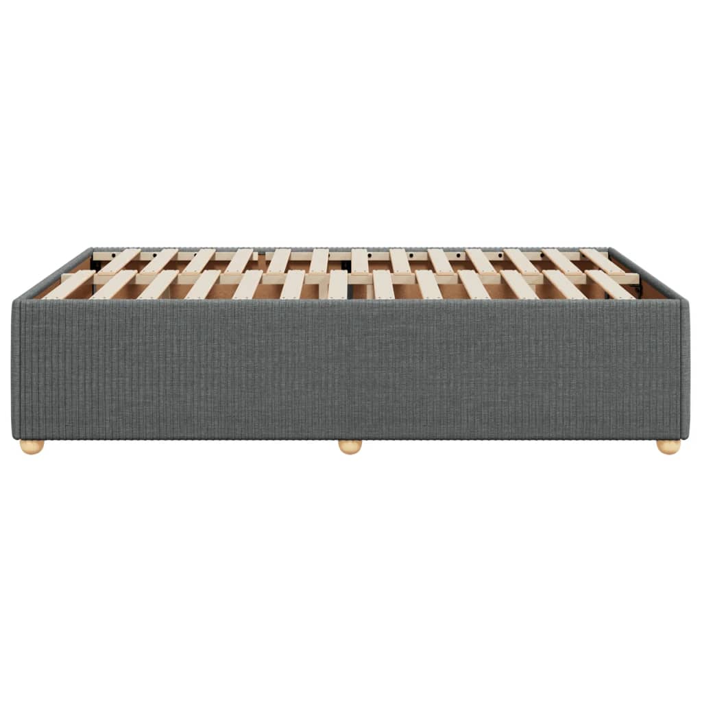 Bedframe zonder matras 120x190 cm stof donkergrijs is nu te koop bij PeponiXL, paradijselijk wonen!
