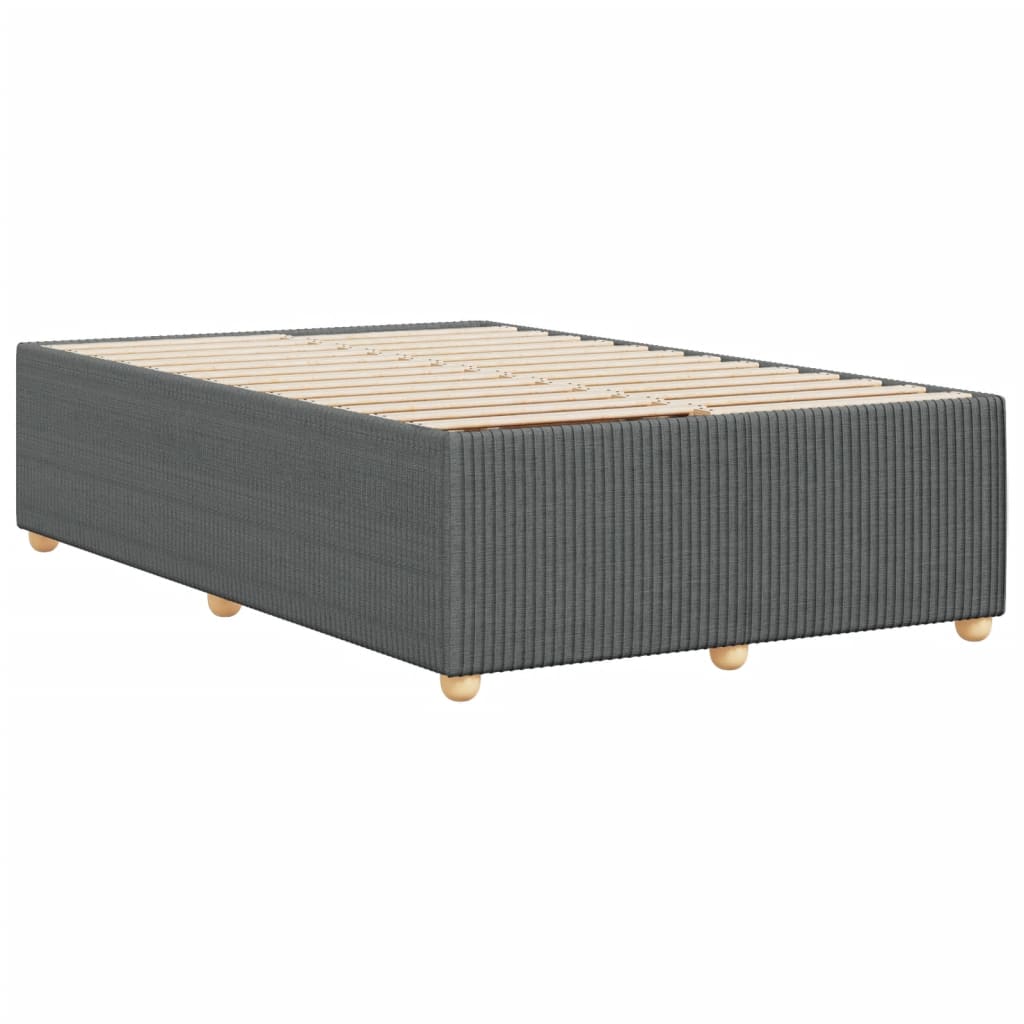 Bedframe zonder matras 120x190 cm stof donkergrijs is nu te koop bij PeponiXL, paradijselijk wonen!