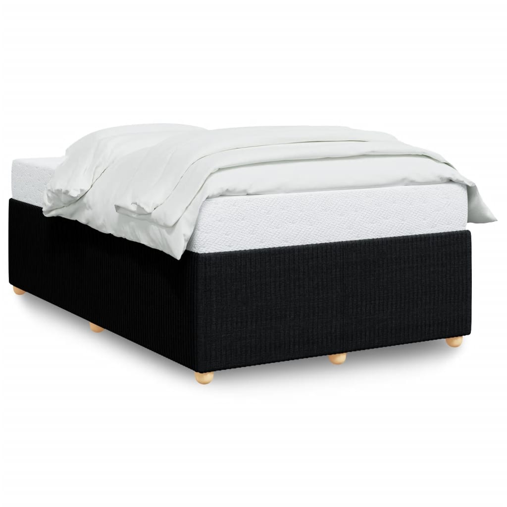 Bedframe zonder matras 120x190 cm stof zwart is nu te koop bij PeponiXL, paradijselijk wonen!
