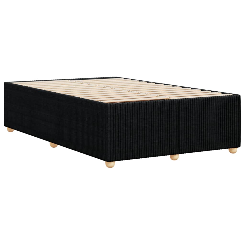 Bedframe zonder matras 120x190 cm stof zwart is nu te koop bij PeponiXL, paradijselijk wonen!