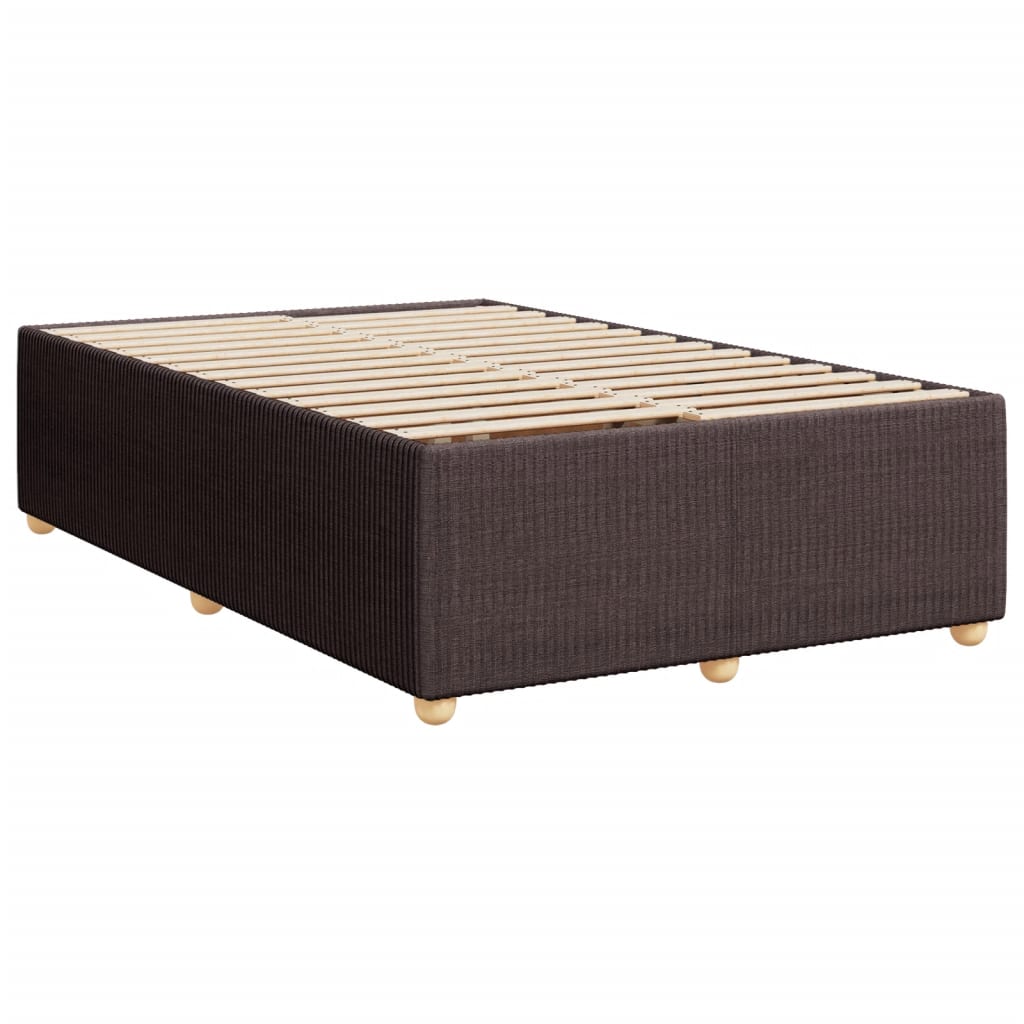 Bedframe zonder matras 120x190 cm stof donkerbruin is nu te koop bij PeponiXL, paradijselijk wonen!