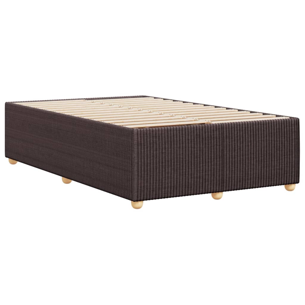 Bedframe zonder matras 120x190 cm stof donkerbruin is nu te koop bij PeponiXL, paradijselijk wonen!