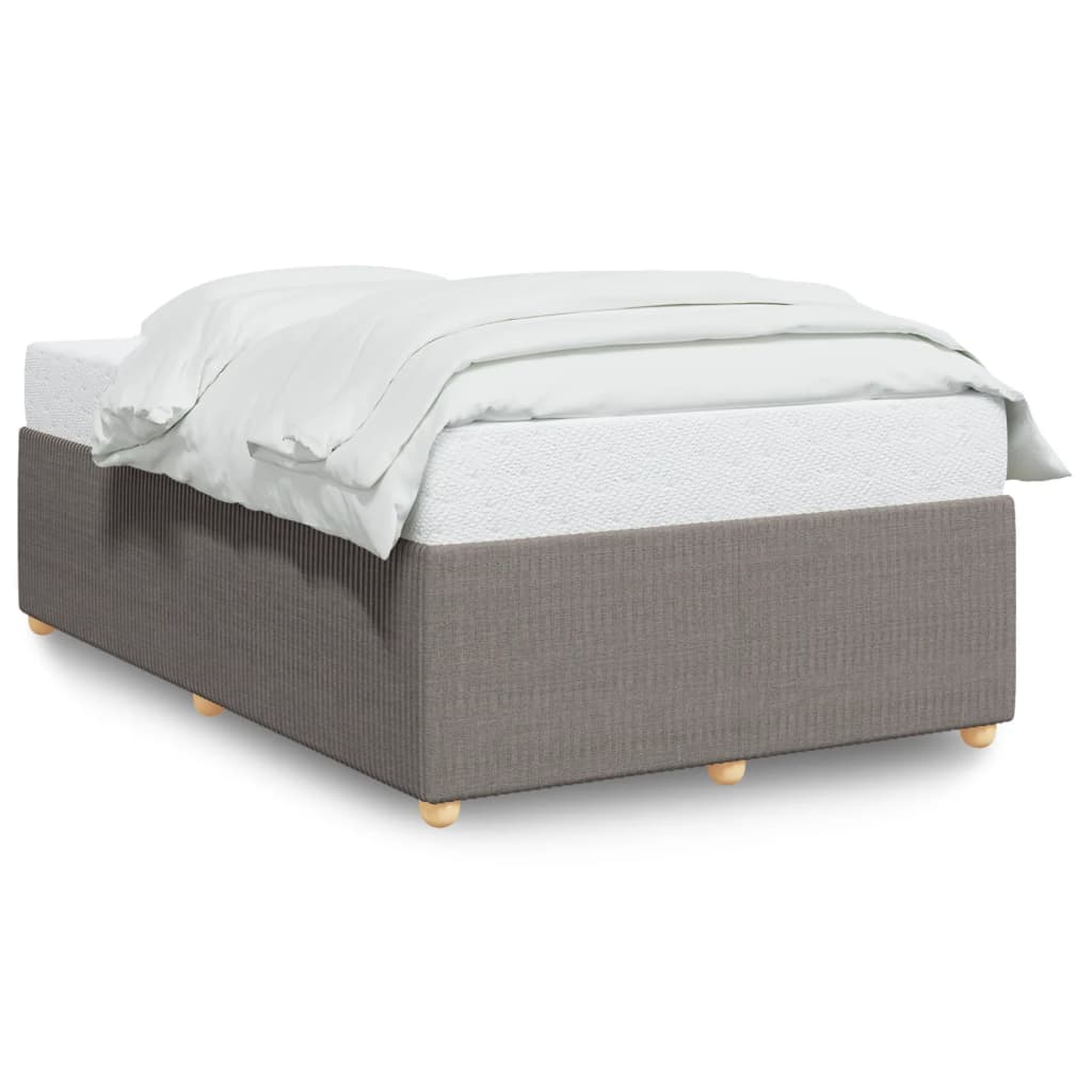 Bedframe zonder matras 120x190 cm stof taupe is nu te koop bij PeponiXL, paradijselijk wonen!