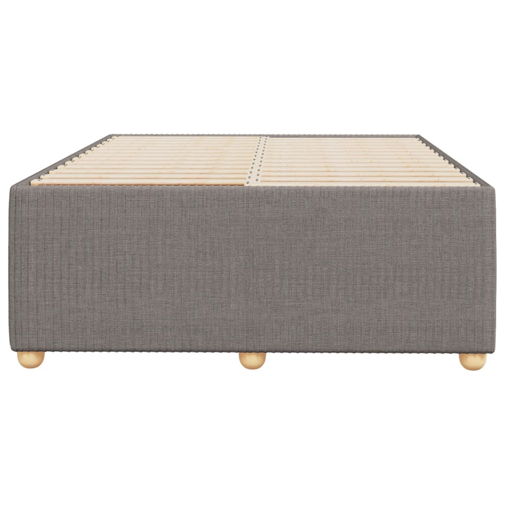 Bedframe zonder matras 120x190 cm stof taupe is nu te koop bij PeponiXL, paradijselijk wonen!