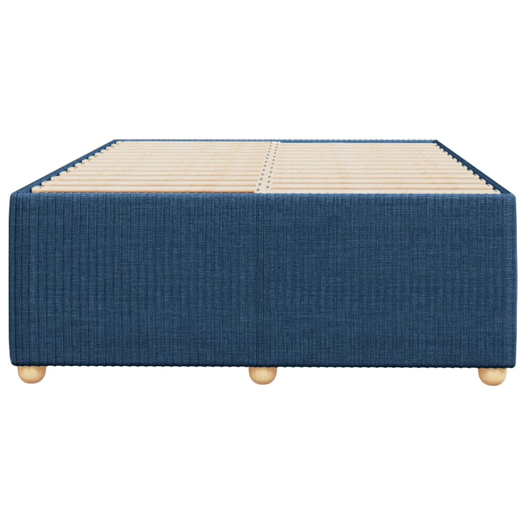 Bedframe zonder matras 120x190 cm stof blauw is nu te koop bij PeponiXL, paradijselijk wonen!