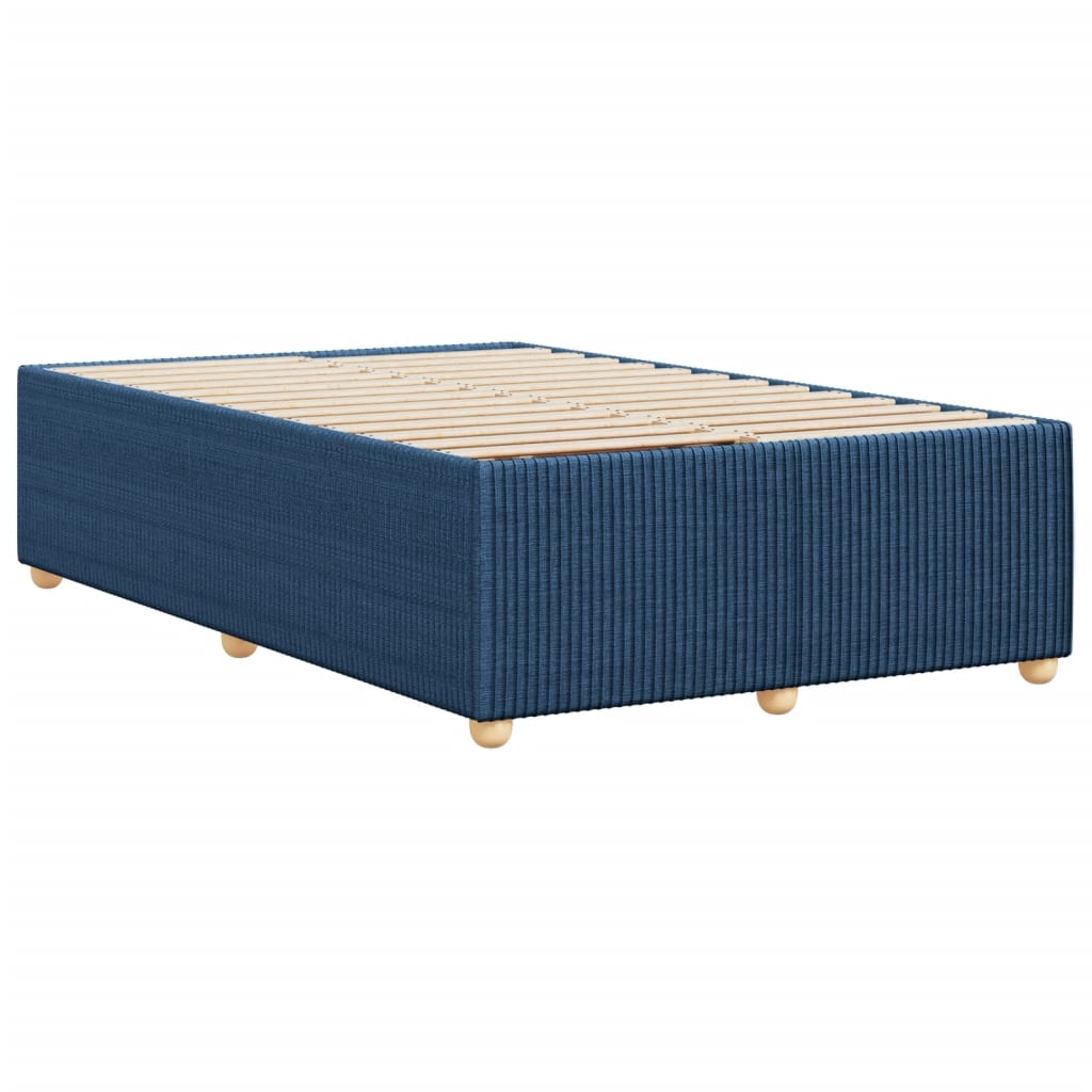 Bedframe zonder matras 120x190 cm stof blauw is nu te koop bij PeponiXL, paradijselijk wonen!