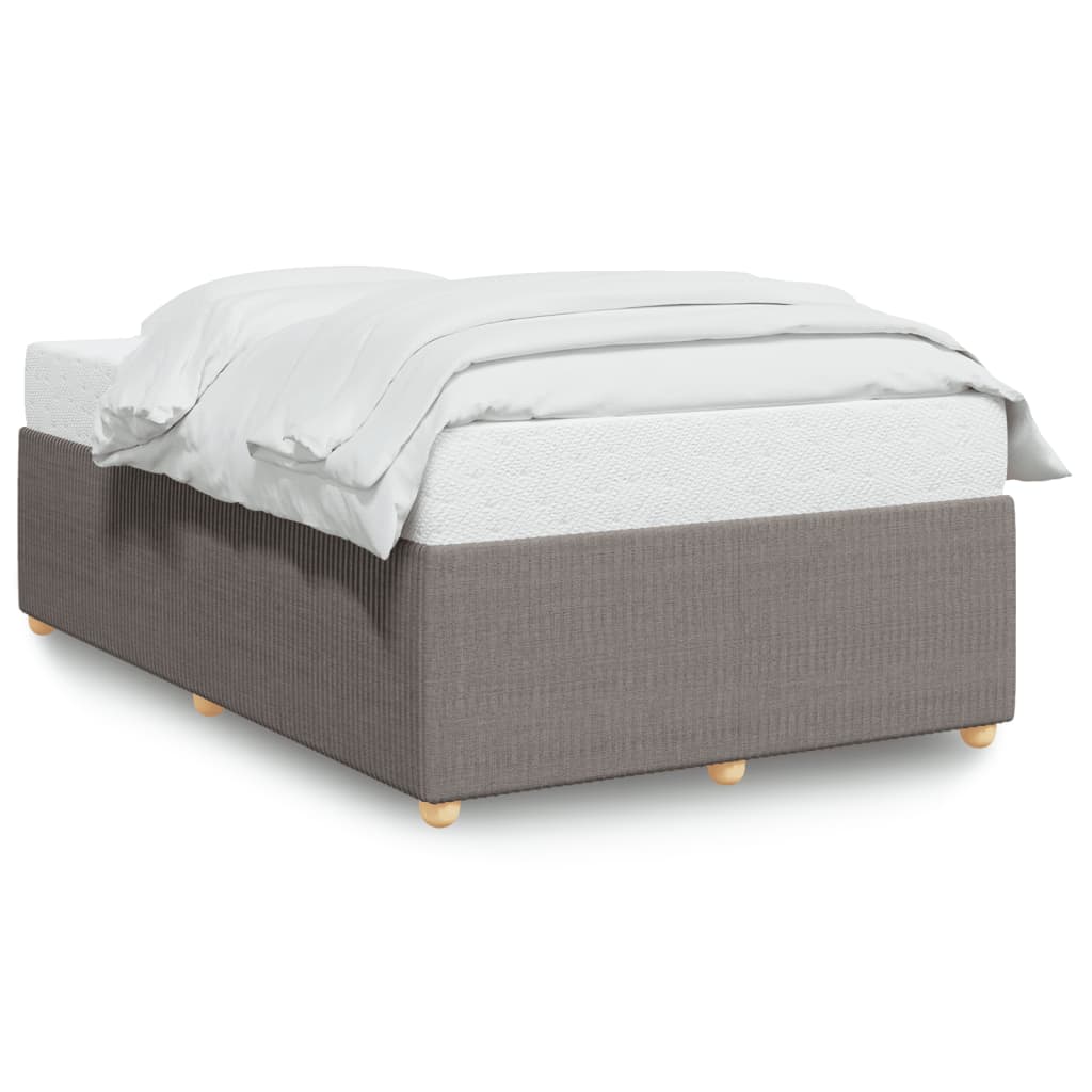 Bedframe zonder matras 120x200 cm stof taupe is nu te koop bij PeponiXL, paradijselijk wonen!