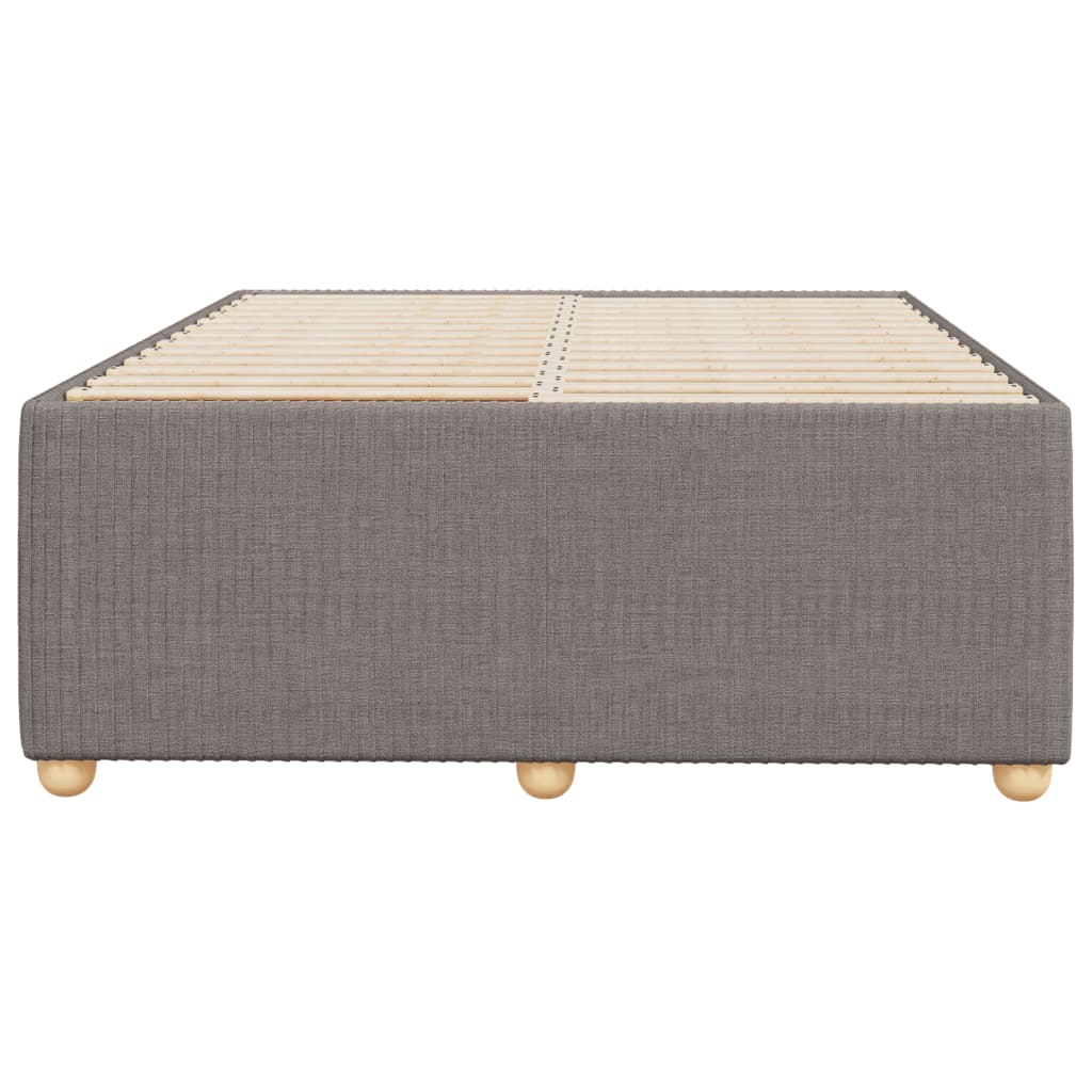 Bedframe zonder matras 120x200 cm stof taupe is nu te koop bij PeponiXL, paradijselijk wonen!