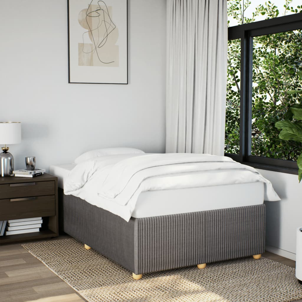 Bedframe zonder matras 120x200 cm stof taupe is nu te koop bij PeponiXL, paradijselijk wonen!