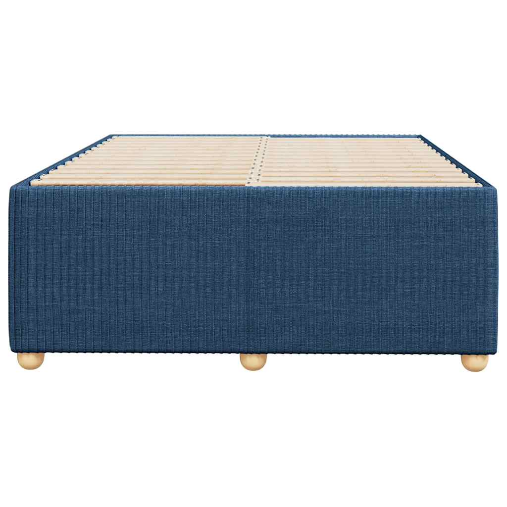 Bedframe zonder matras 120x200 cm stof blauw is nu te koop bij PeponiXL, paradijselijk wonen!