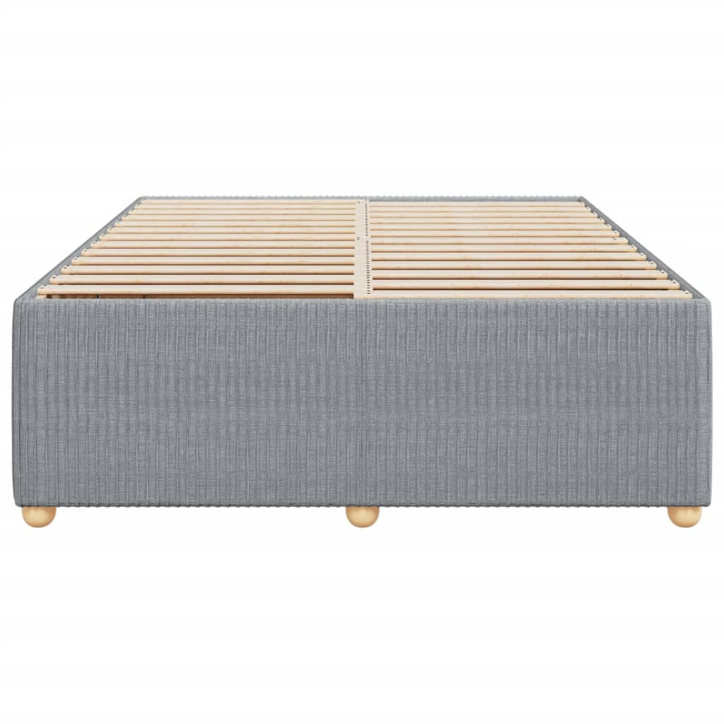 Bedframe zonder matras stof lichtgrijs 140x190 cm is nu te koop bij PeponiXL, paradijselijk wonen!