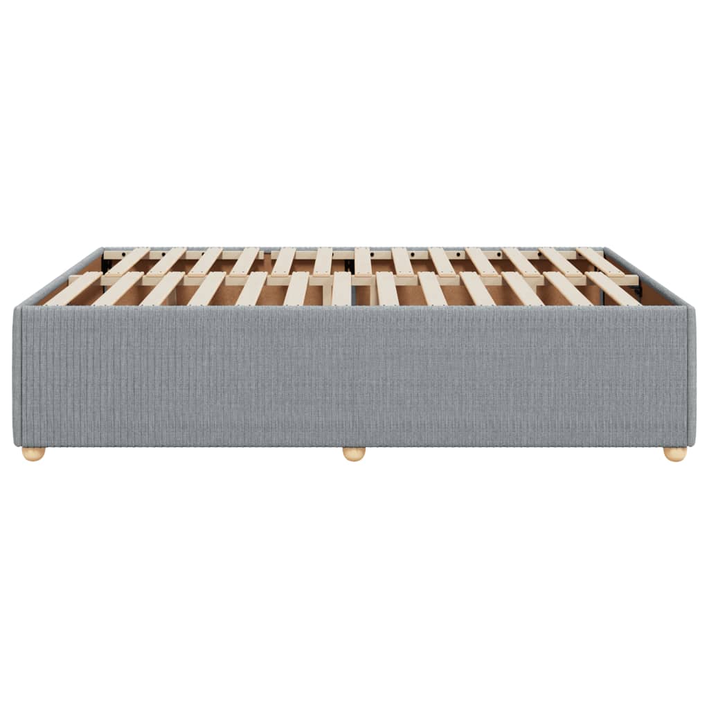 Bedframe zonder matras stof lichtgrijs 140x190 cm is nu te koop bij PeponiXL, paradijselijk wonen!