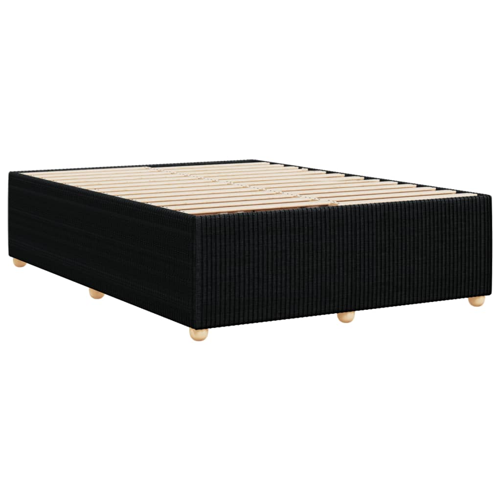 Bedframe zonder matras stof zwart 140x190 cm is nu te koop bij PeponiXL, paradijselijk wonen!