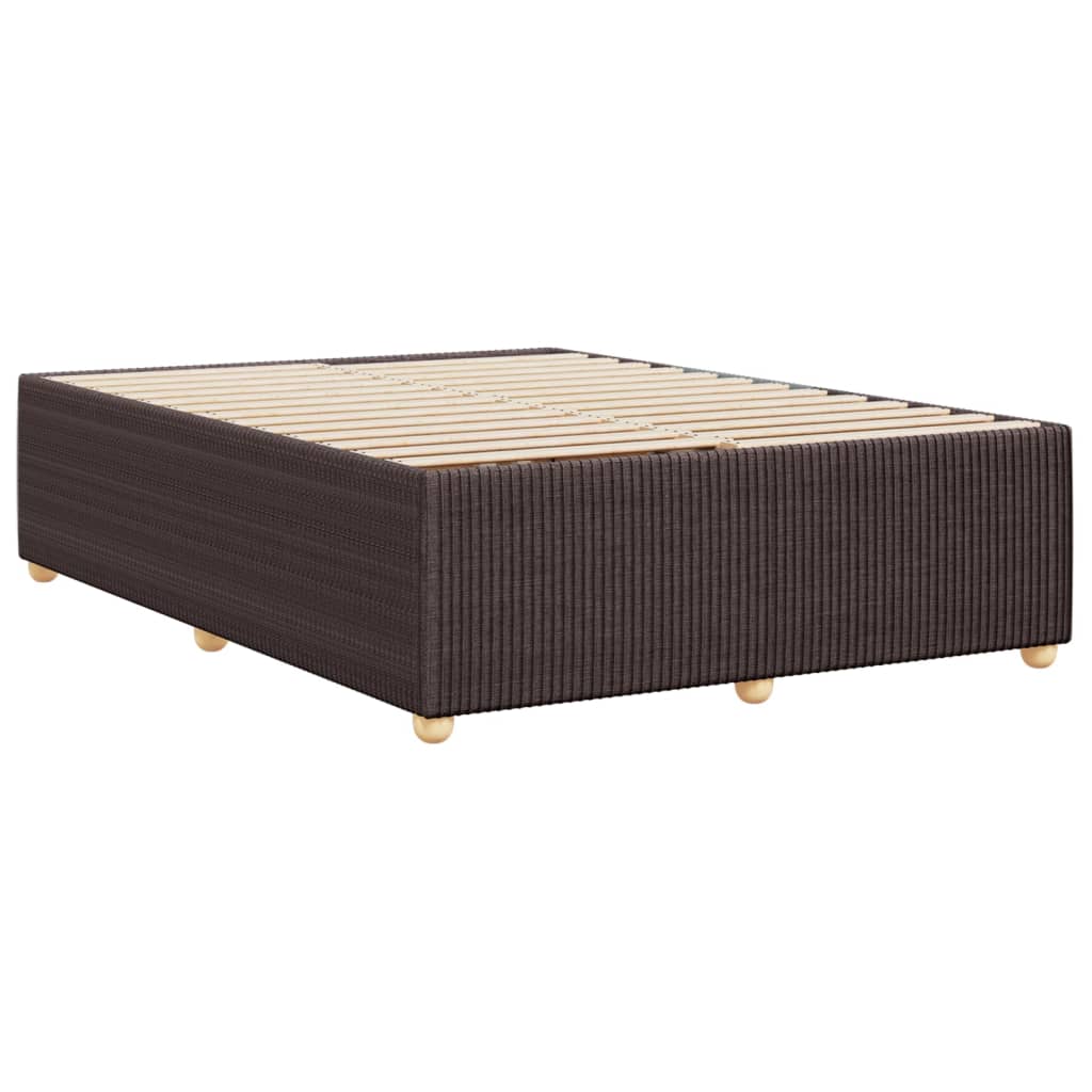 Bedframe zonder matras stof donkerbruin 140x190 cm is nu te koop bij PeponiXL, paradijselijk wonen!
