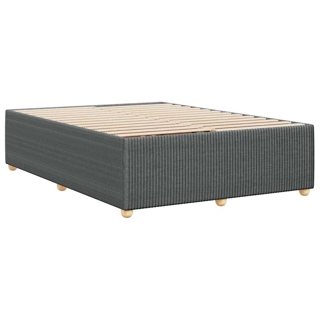 Bedframe zonder matras stof donkergrijs 140x200 cm is nu te koop bij PeponiXL, paradijselijk wonen!