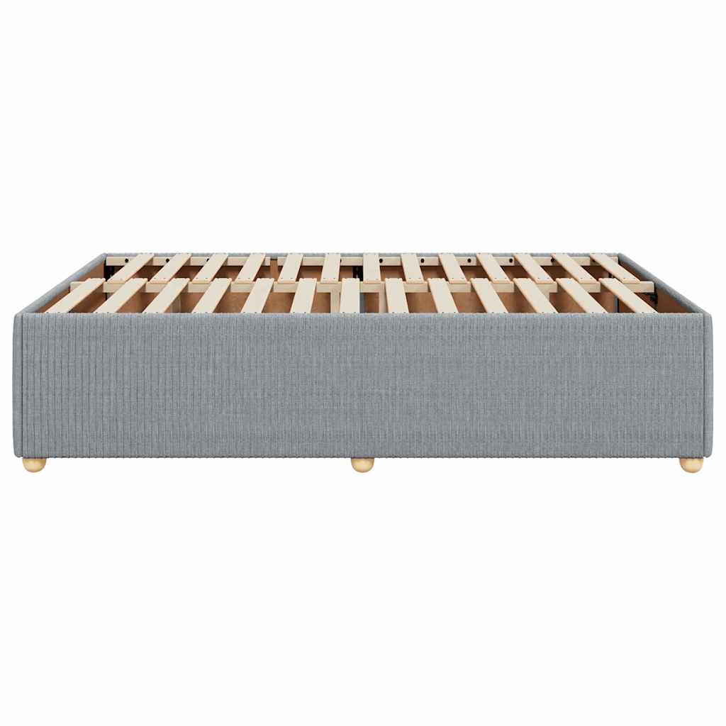 Bedframe zonder matras stof lichtgrijs 160x200 cm is nu te koop bij PeponiXL, paradijselijk wonen!