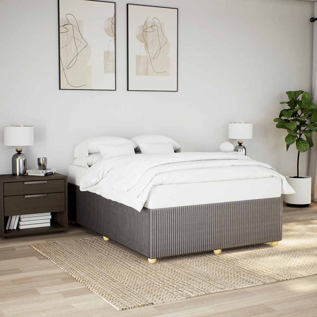 Bedframe zonder matras stof taupe 160x200 cm is nu te koop bij PeponiXL, paradijselijk wonen!
