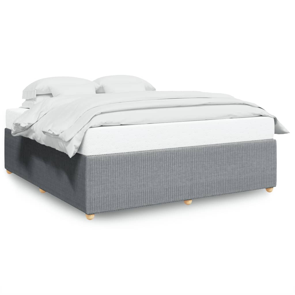 Bedframe zonder matras stof lichtgrijs 180x200 cm is nu te koop bij PeponiXL, paradijselijk wonen!