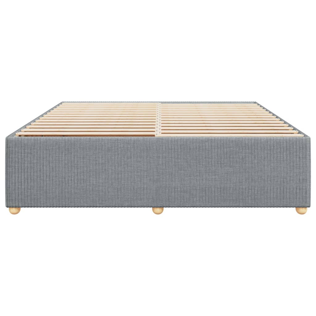 Bedframe zonder matras stof lichtgrijs 180x200 cm is nu te koop bij PeponiXL, paradijselijk wonen!