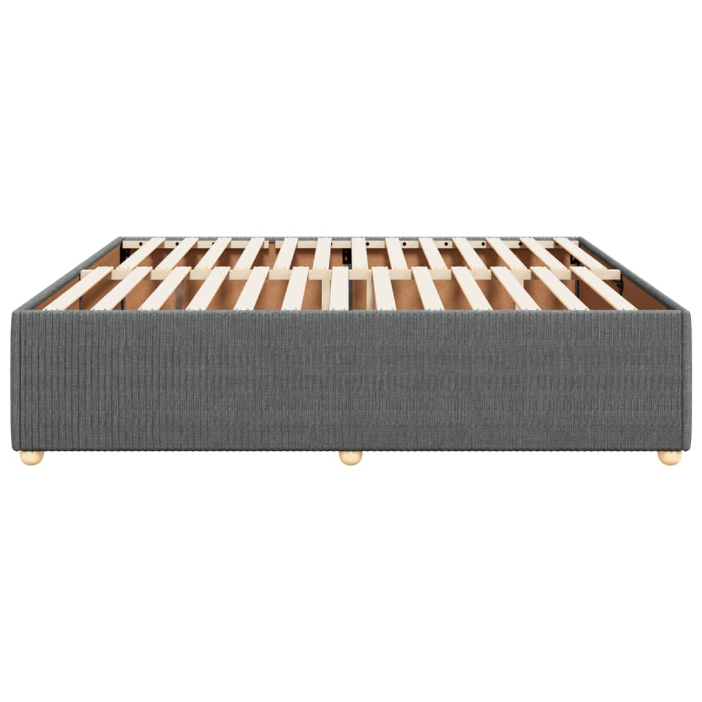 Bedframe zonder matras stof donkergrijs 180x200 cm is nu te koop bij PeponiXL, paradijselijk wonen!