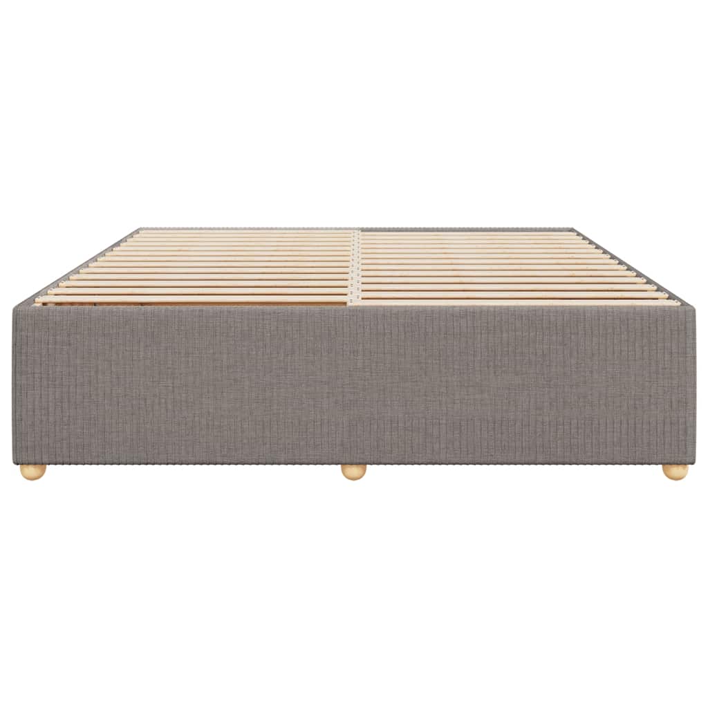 Bedframe zonder matras stof taupe 180x200 cm is nu te koop bij PeponiXL, paradijselijk wonen!
