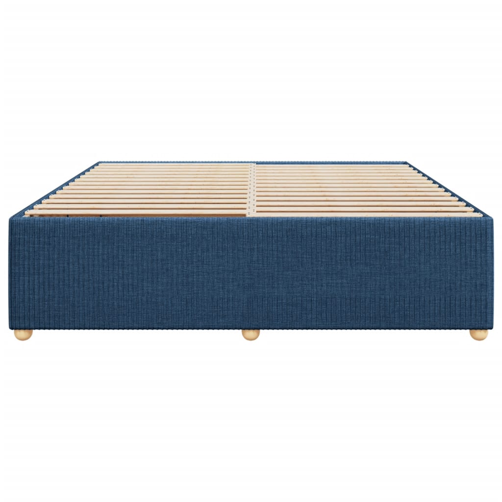 Bedframe zonder matras stof blauw 180x200 cm is nu te koop bij PeponiXL, paradijselijk wonen!