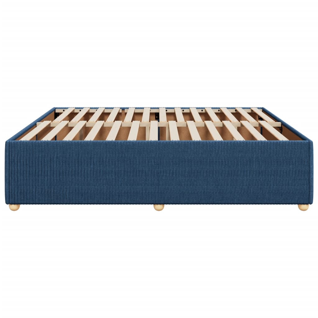 Bedframe zonder matras stof blauw 180x200 cm is nu te koop bij PeponiXL, paradijselijk wonen!