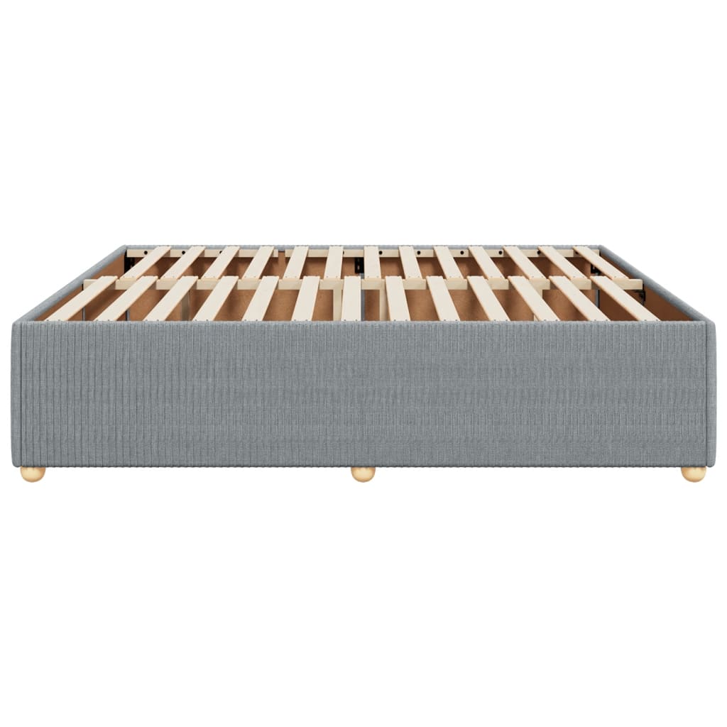 Bedframe zonder matras stof lichtgrijs 200x200 cm is nu te koop bij PeponiXL, paradijselijk wonen!