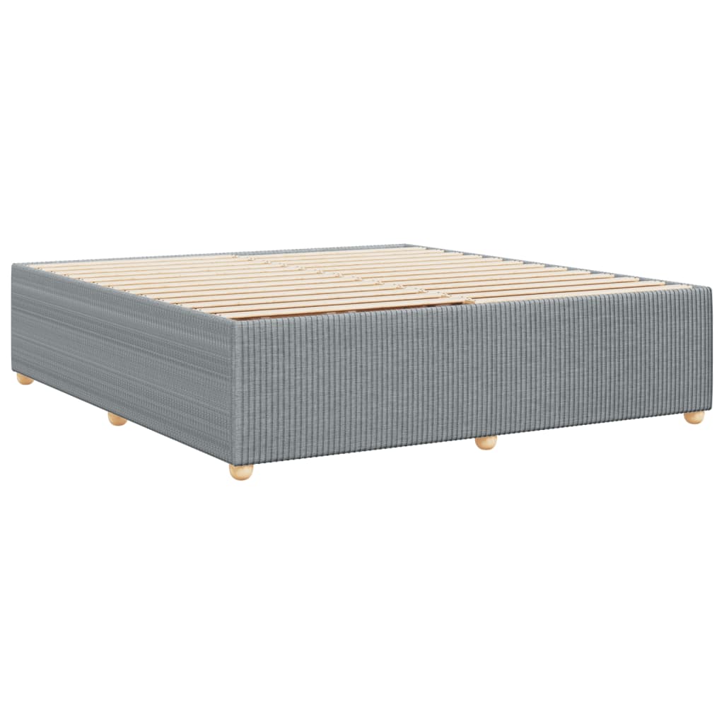 Bedframe zonder matras stof lichtgrijs 200x200 cm is nu te koop bij PeponiXL, paradijselijk wonen!