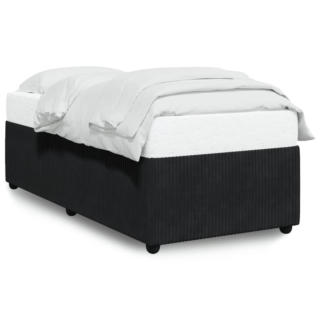 Bedframe fluweel zwart 90x190 cm is nu te koop bij PeponiXL, paradijselijk wonen!