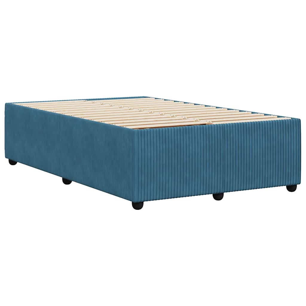 Bedframe fluweel blauw 120x190 cm is nu te koop bij PeponiXL, paradijselijk wonen!