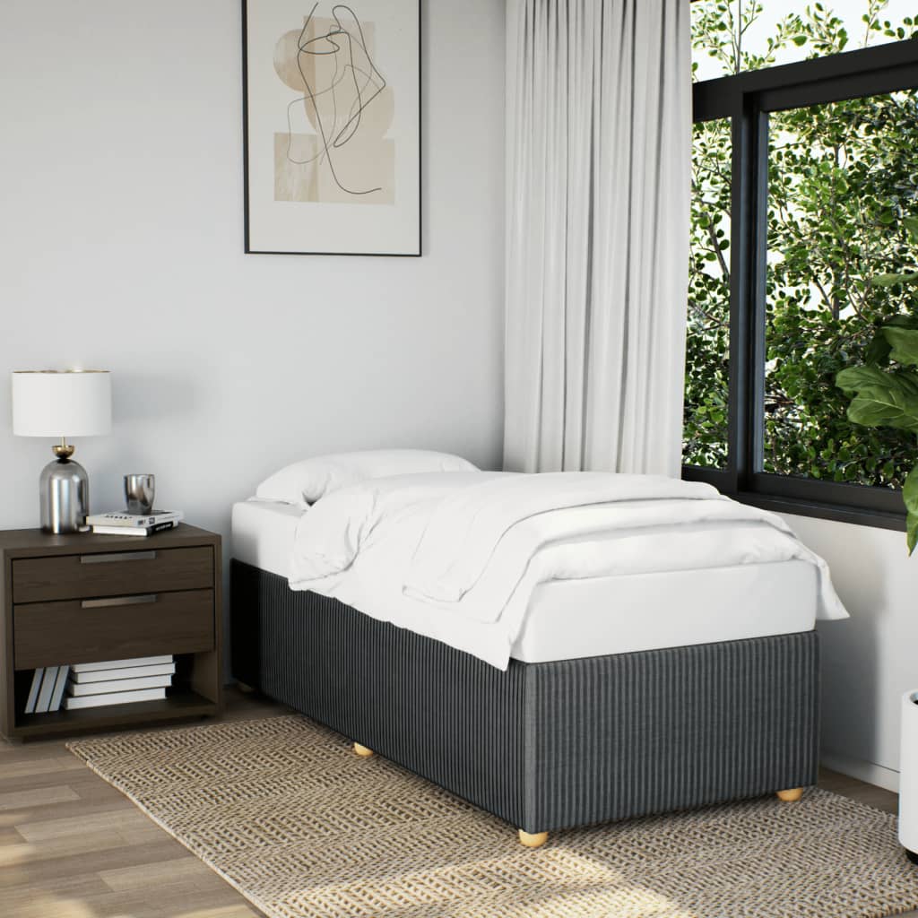 Bedframe stof donkergrijs Single is nu te koop bij PeponiXL, paradijselijk wonen!