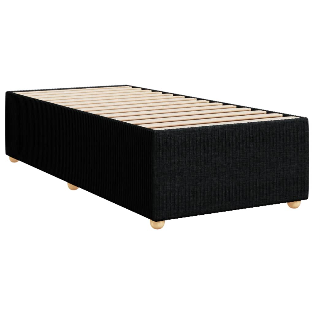 Bedframe stof zwart Single is nu te koop bij PeponiXL, paradijselijk wonen!
