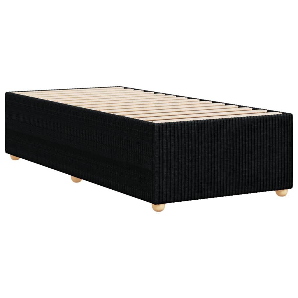 Bedframe stof zwart Single is nu te koop bij PeponiXL, paradijselijk wonen!