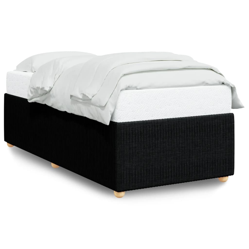 Bedframe stof zwart Single is nu te koop bij PeponiXL, paradijselijk wonen!