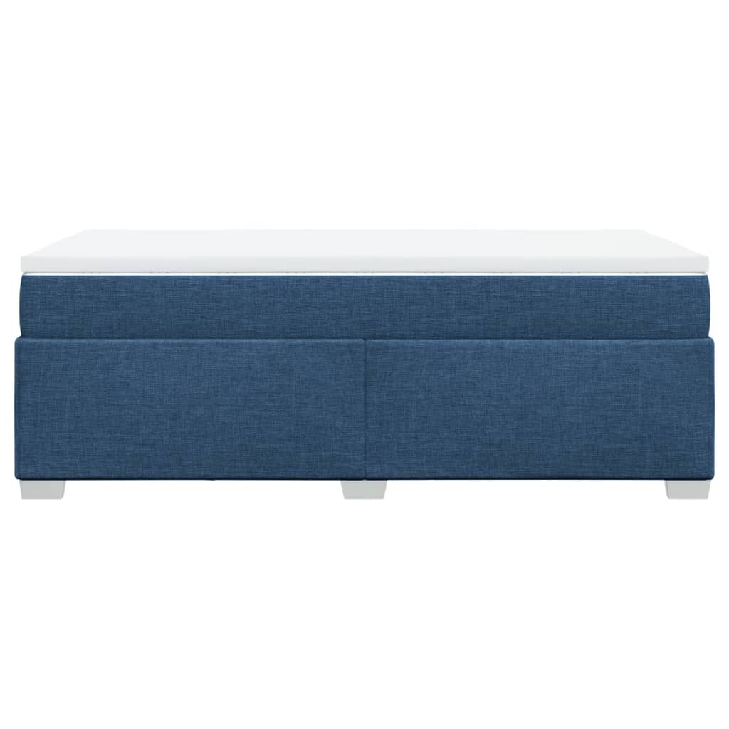 Boxspring met matras stof blauw 80x200 cm is nu te koop bij PeponiXL, paradijselijk wonen!