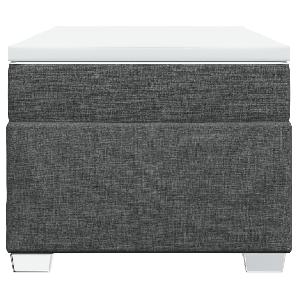 Boxspring met matras stof donkergrijs 100x200 cm is nu te koop bij PeponiXL, paradijselijk wonen!