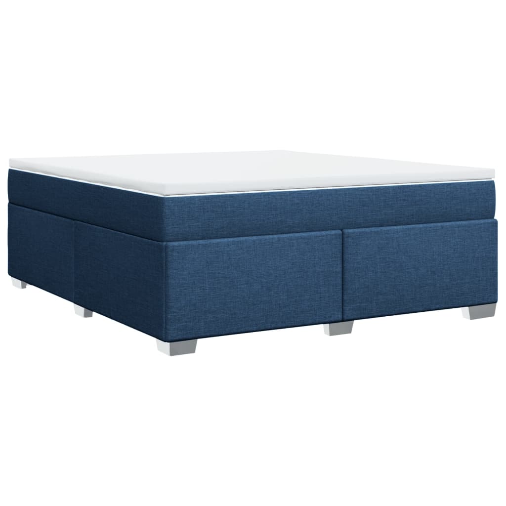 Boxspring met matras stof blauw 180x200 cm is nu te koop bij PeponiXL, paradijselijk wonen!