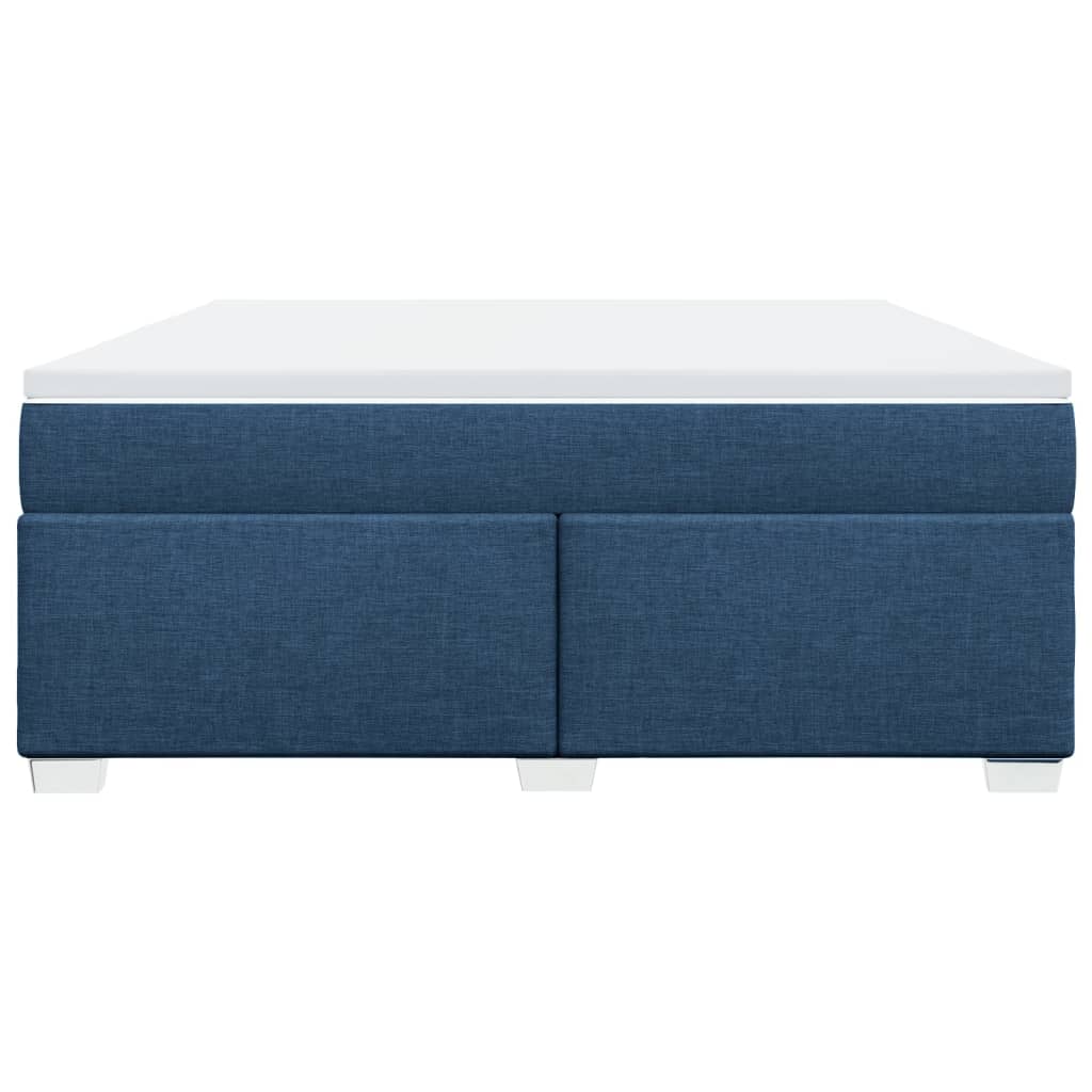 Boxspring met matras stof blauw 180x200 cm is nu te koop bij PeponiXL, paradijselijk wonen!