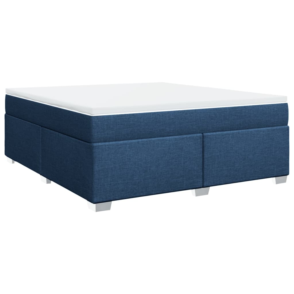 Boxspring met matras stof blauw 180x200 cm is nu te koop bij PeponiXL, paradijselijk wonen!