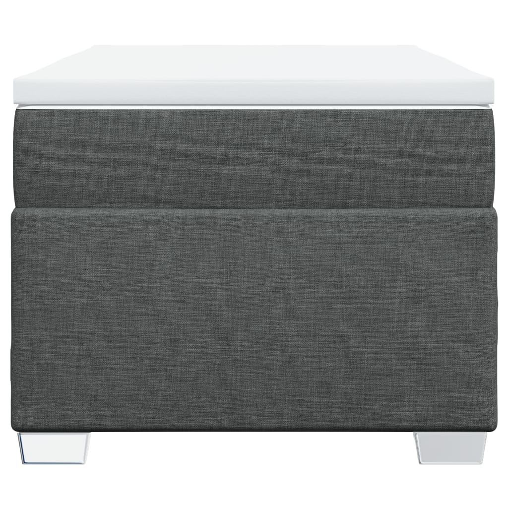 Boxspring met matras stof donkergrijs 90x190 cm is nu te koop bij PeponiXL, paradijselijk wonen!