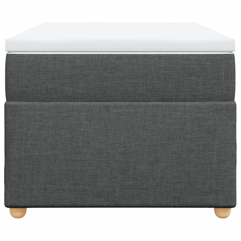 Boxspring met matras stof donkergrijs 80x200 cm is nu te koop bij PeponiXL, paradijselijk wonen!